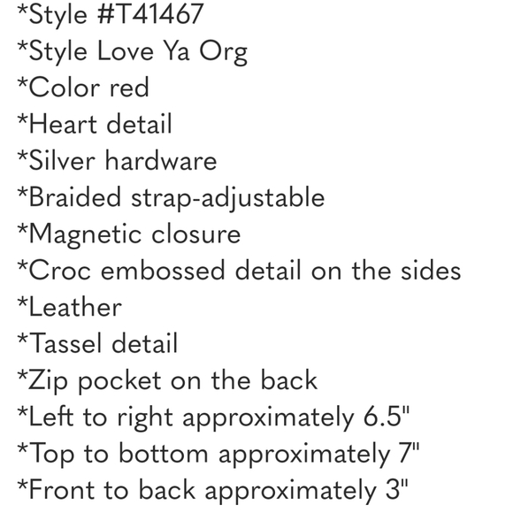 SALE💥Brighton Leather Love Ya Org Heart Crossbody - Picture 13 of 13